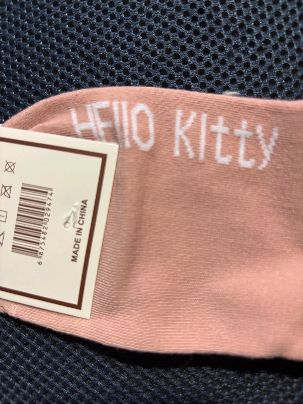 Hello Kitty White Socks with Pink Accents and Red Bow